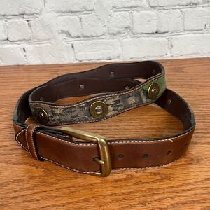 Nocona Mossy Oak Camouflage sz 44 12 gauge shotgun belt